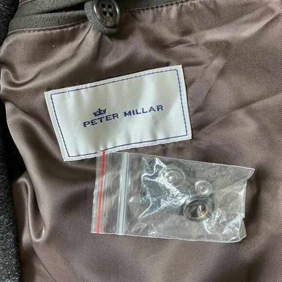 Peter Millar Charcoal Gray Westport Crown Wool Cashmere Jacket XXL - Picture 5 of 7